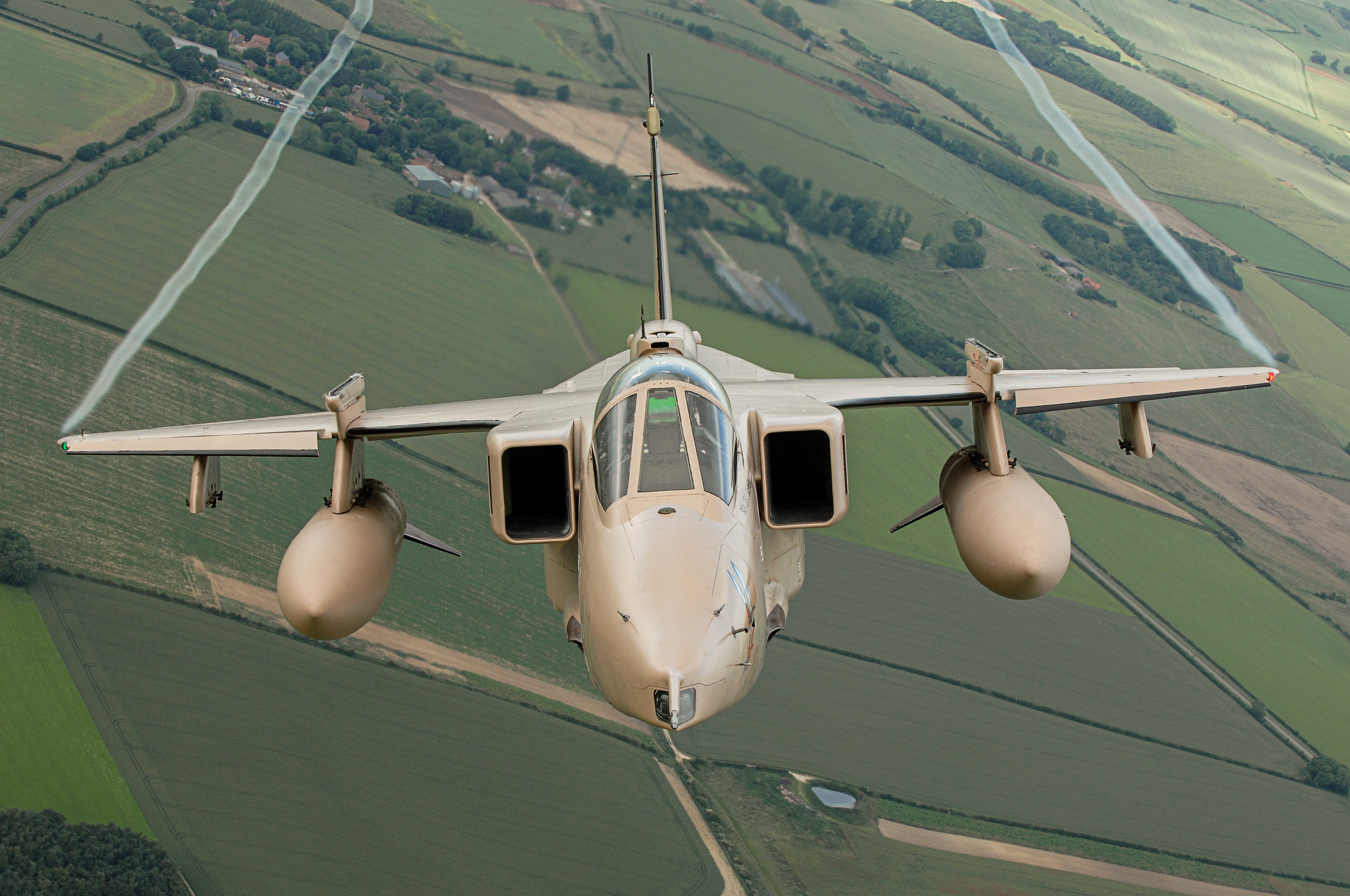 A Jaguar Over East Anglia